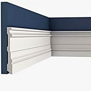 15 cm Polimer Lake Süpürgelik DSK15017