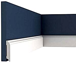 8cm beyaz renkli süpürgelik