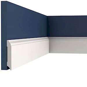 10 cm beyaz sü10cm Polimer Lake Süpürgelik DSK10015pürgelik