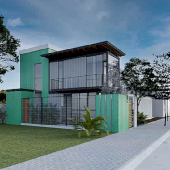 Dış Cephe Lambri Kaplama Vinyl Barcode