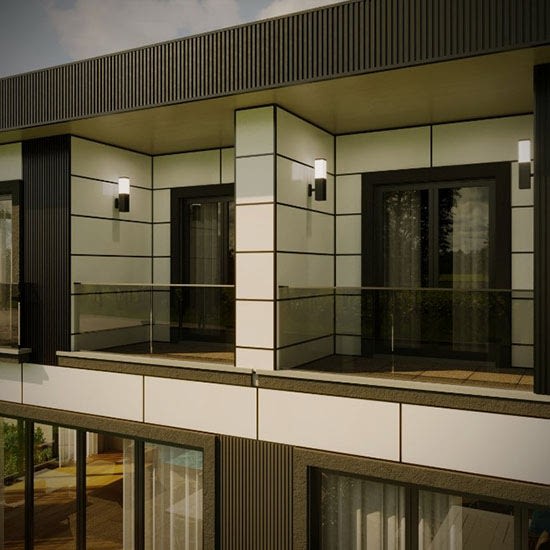 Dış cephe Kaplama Modelleri Flat Panel