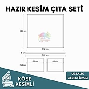 Kendinden Yapışkanlı Duvar Çıta Seti Modern Duvar Çıtası 018