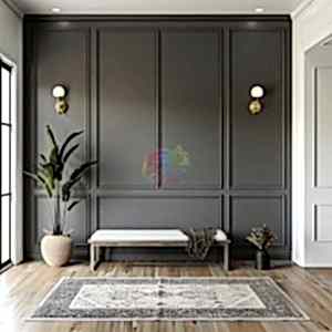 Lüks Görünümlü Kendin Yap Duvar Çıtası Boyanabilir Çıta Seti 015