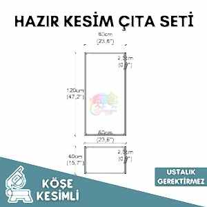 Modern Görünümlü Hazır Kesim Çıta Seti Soy Yapıştır 017