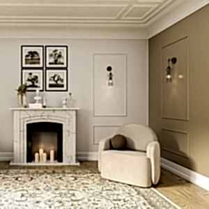 Modern Görünümlü Hazır Kesim Çıta Seti Soy Yapıştır 017